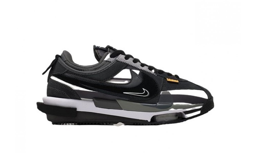 Union x Sacai x Nike Cortez 4.0 Grey Black